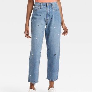 Universal Thread Floral Jeans